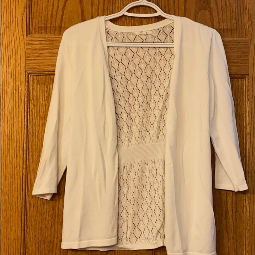 White Maurices Cardigan